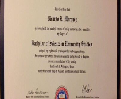 Buy college degree from The University of Texas at Arlington