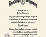 Buy college degree from The University of Wyoming