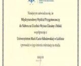 Buy college degree from the Uniwersytet Marii Curie-Sklodowskiej w Lublinie