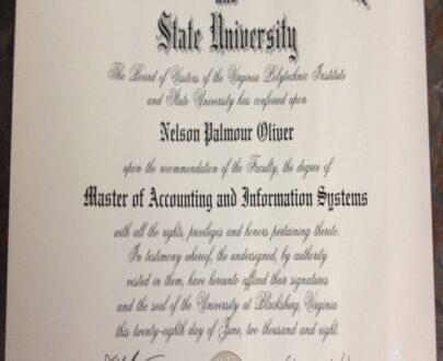 Buy college degree from The Virginia Polytechnic Institute and State University