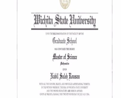 Buy college degree from The Wichita State University