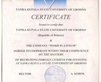 Buy college degree from the Yanka Kupala State University of Grodno