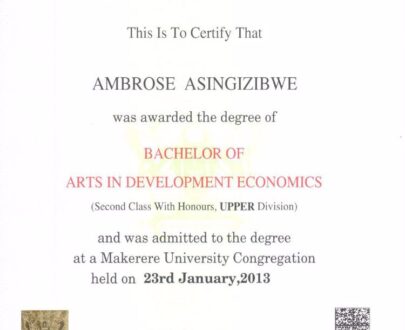 Buy college degree from The Makerere University