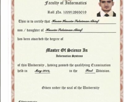 Buy college degree from The Osmania University