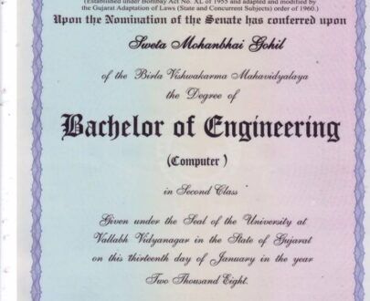 Buy college degree from The Sardar Patel University