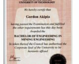 Buy college degree from the Papua New Guinea University of Technology